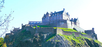 Die Burg über die Hauptstadt von Schottland